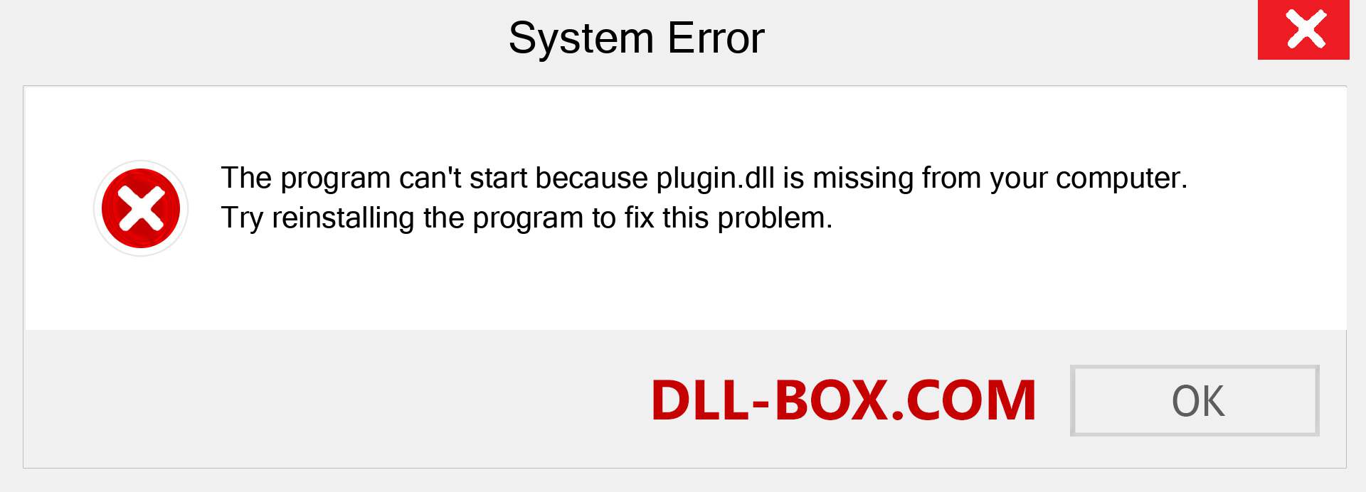  plugin.dll file is missing?. Download for Windows 7, 8, 10 - Fix  plugin dll Missing Error on Windows, photos, images